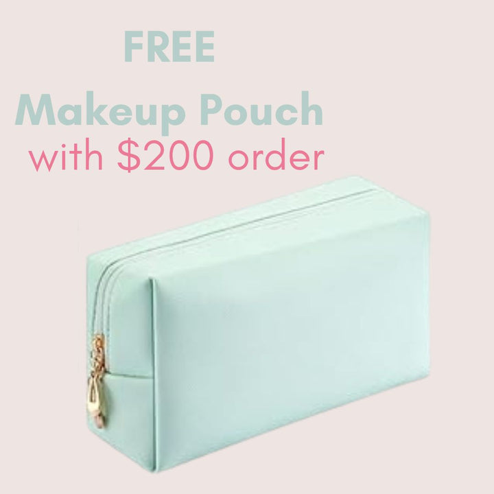 FREE Makeup pouch with $200 order