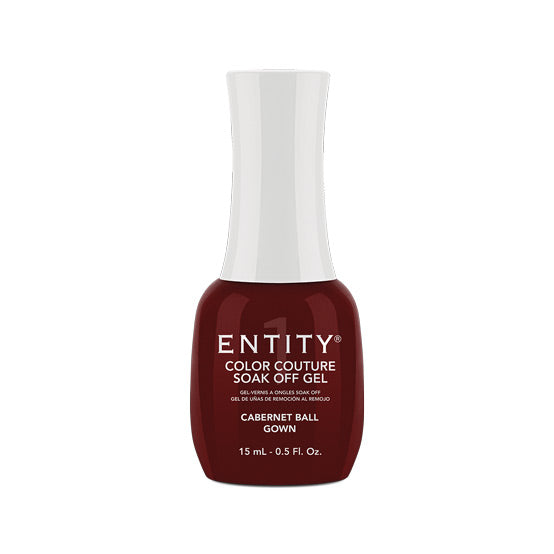 Entity- Cabernet Ball Gown- Gel, Lacquer, Dip & Buff